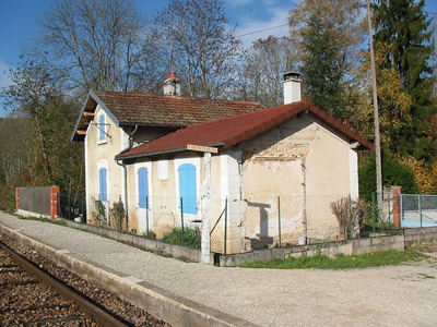 La gare de Voutenay